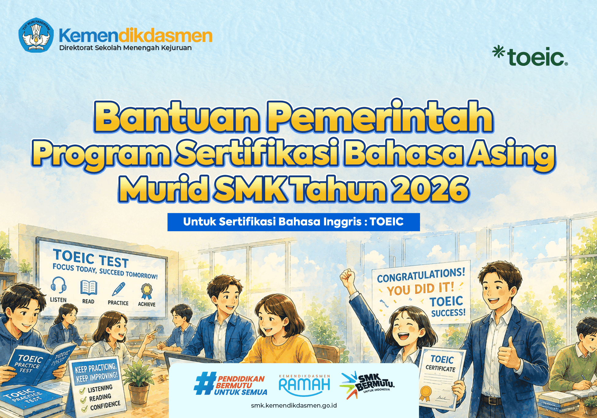 Portal Registrasi TOEIC 2025